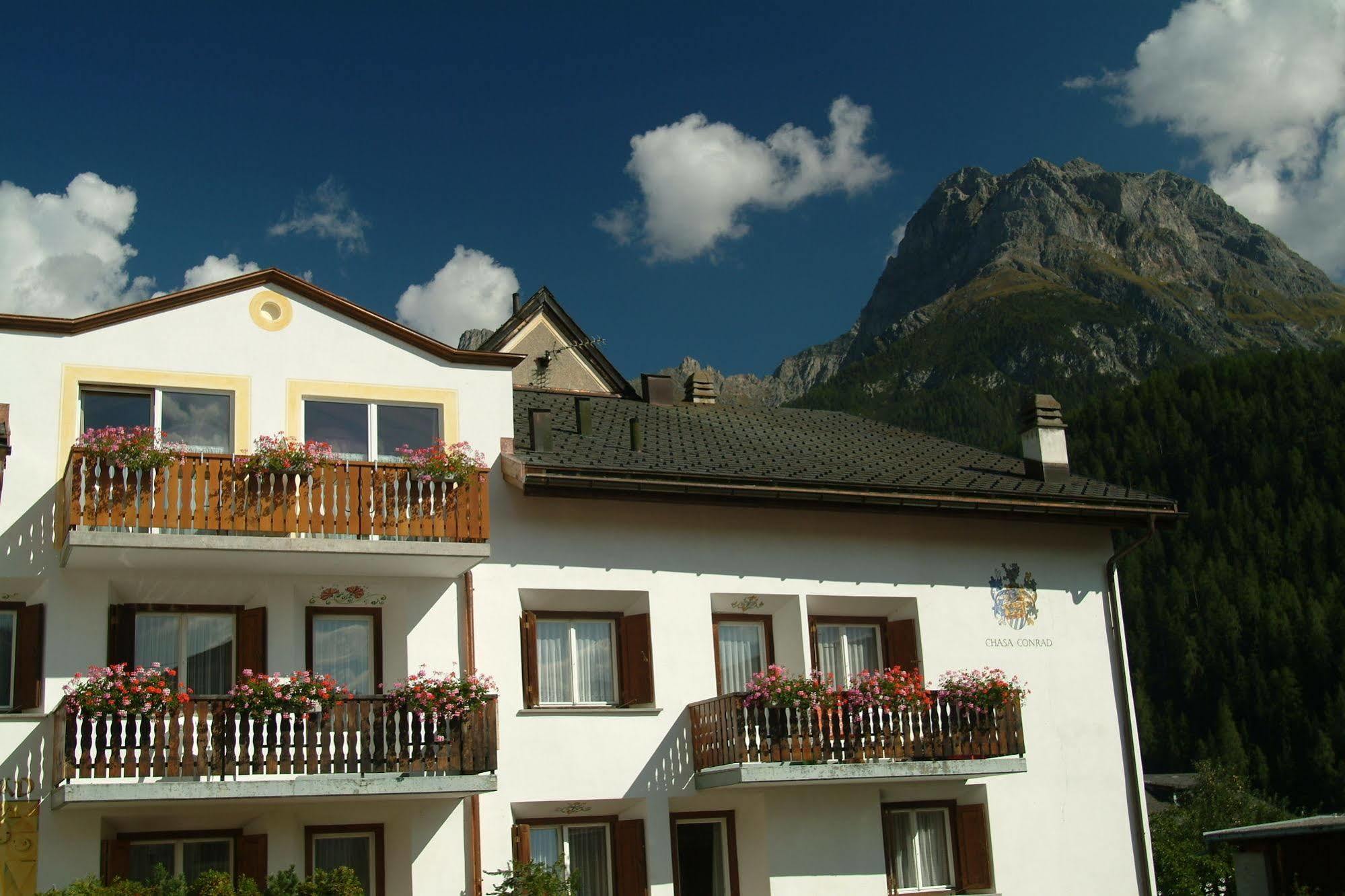 Hotel Conrad Scuol Exterior foto